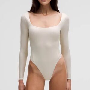 NWT Lululemon Wundermost Square Neck Bodysuit
